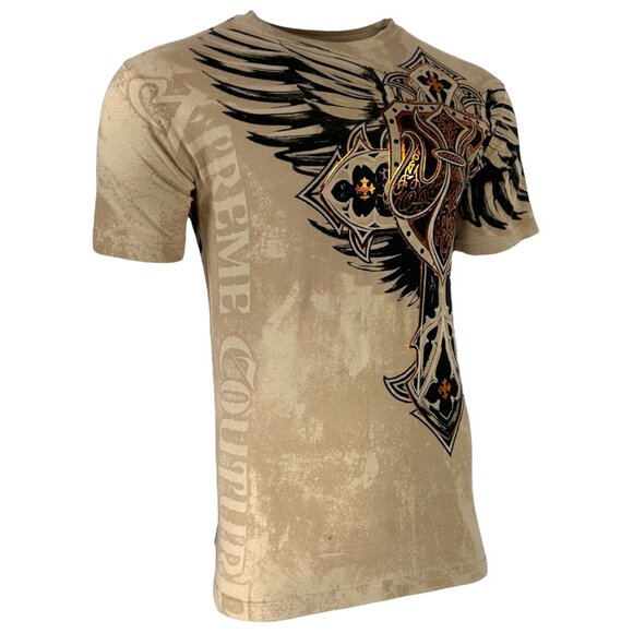 XTREME COUTURE by AFFLICTION Men T-Shirt LOCKDOWN - Picture 6 of 8